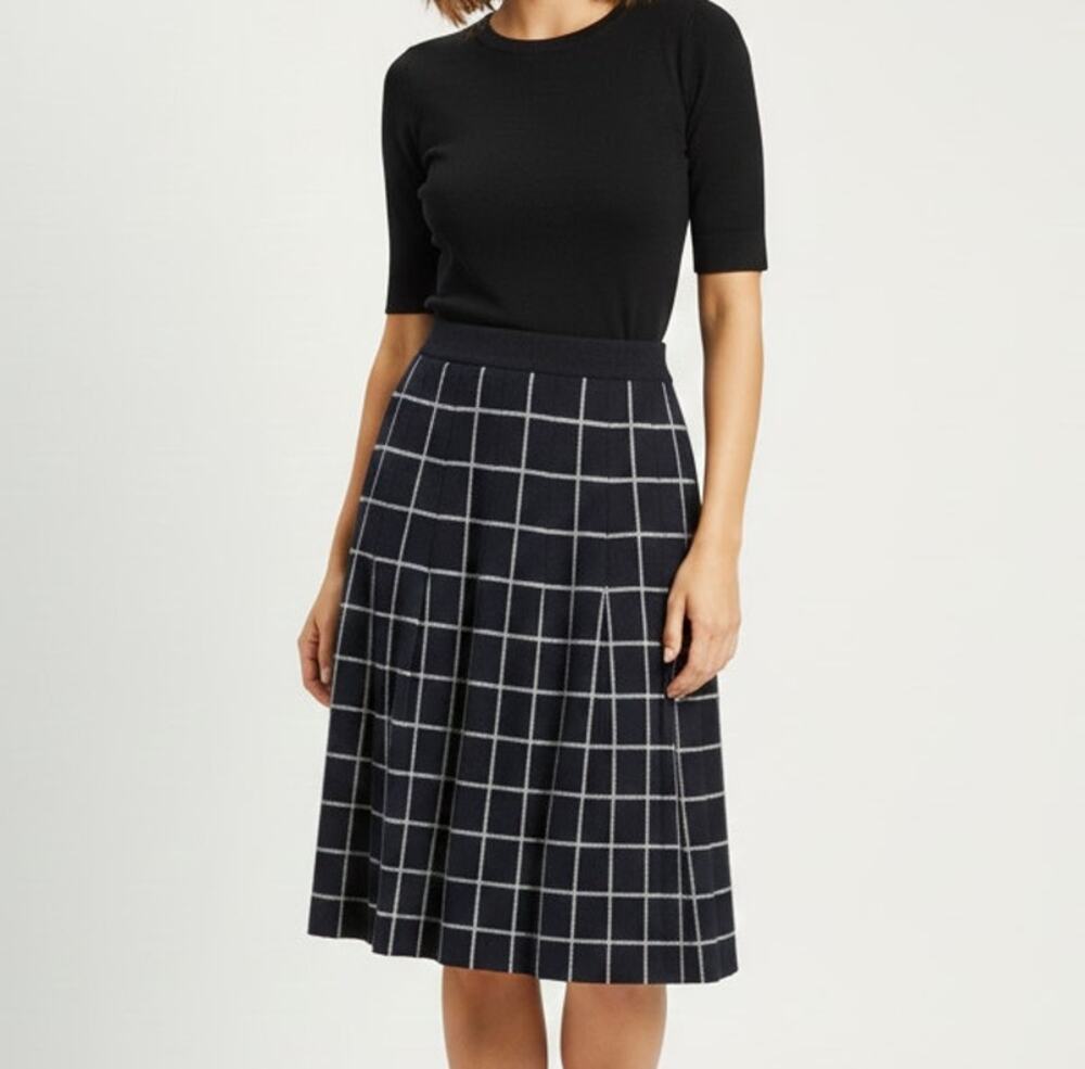 Jules & Leopold Studio Medium Skirt Black A Line